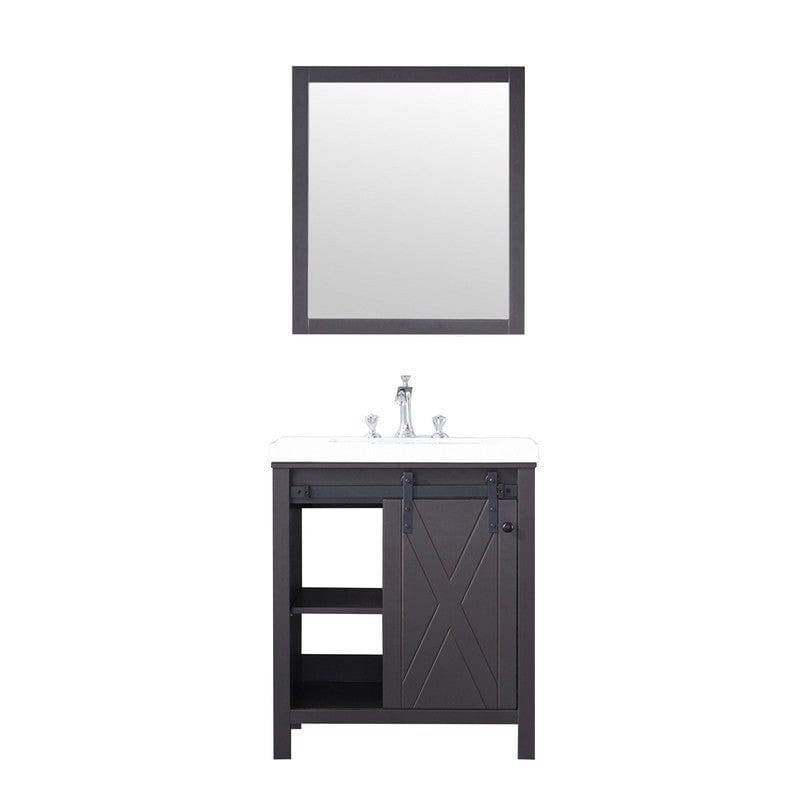 Marsyas Transitional Brown 30" Single Vanity Set | LM342230SCCSM28F