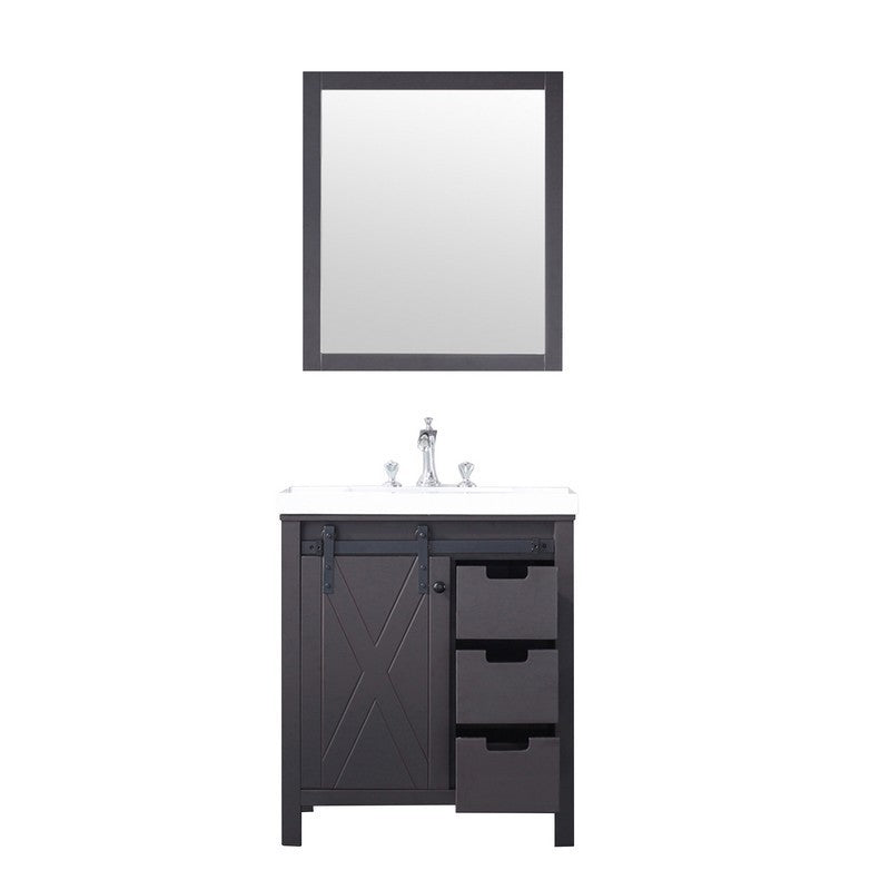 Marsyas Transitional Brown 30" Single Vanity Set | LM342230SCCSM28F