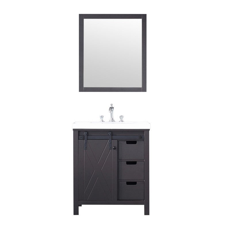 Marsyas Transitional Brown 30" Single Vanity Set | LM342230SCCSM28F