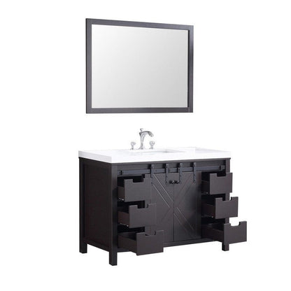 Marsyas Transitional Brown 48" Single Vanity Set | LM342248SCCSM44F