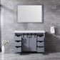 Marsyas Transitional Dark Grey 48" Single Vanity Set | LM342248SBBSM44F