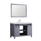 Marsyas Transitional Dark Grey 48" Single Vanity Set | LM342248SBBSM44F