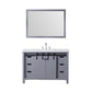 Marsyas Transitional Dark Grey 48" Single Vanity Set | LM342248SBBSM44F