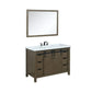 Marsyas Transitional Rustic Brown 48" Single Vanity Set | LM342248SKCSM44F