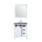 Marsyas Transitional White 30" Single Sink Vanity Set | LM342230SAASM28F