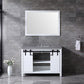 Marsyas Transitional White 48" Single Vanity Set | LM342248SAASM44F