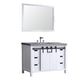 Marsyas Transitional White 48" Single Vanity Set | LM342248SAASM44F