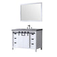 Marsyas Transitional White 48" Single Vanity Set | LM342248SAASM44F