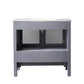 Volez Transitional Dark Grey 36" Single Vanity Set | LV341836SBESM34F