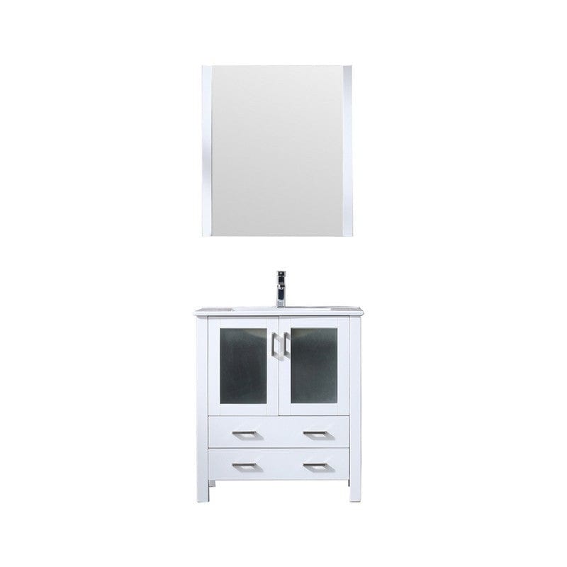 Volez Transitional White 30" Single Vanity Set | LV341830SAESM28F