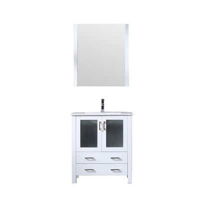 Volez Transitional White 30" Single Vanity Set | LV341830SAESM28F