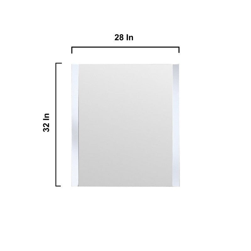 Volez Transitional White 30" Single Vanity Set | LV341830SAESM28F