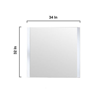 Volez Transitional White 36" Single Vanity Set | LV341836SAESM34F