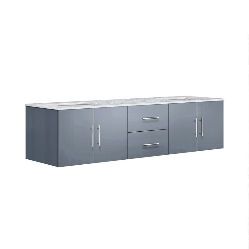 Geneva Transitional Dark Grey 72" Double Vanity | LG192272DBDS000