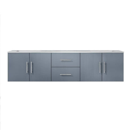 Geneva Transitional Dark Grey 72" Double Vanity | LG192272DBDS000