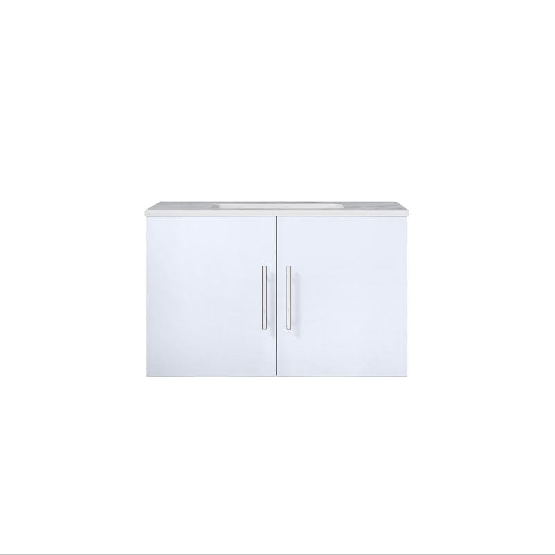 Geneva Transitional Glossy White 30" Single Vanity | LG192230DMDS000