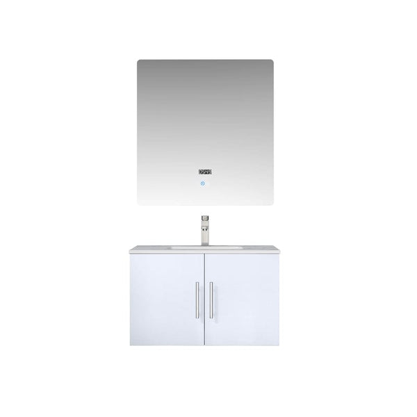 Geneva Transitional Glossy White 30 Single Vanity Set | LG192230DMDSLM30F