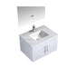 Geneva Transitional Glossy White 30" Single Vanity Set | LG192230DMDSLM30F