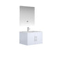 Geneva Transitional Glossy White 30" Single Vanity Set | LG192230DMDSLM30F
