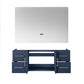 Geneva Transitional Navy Blue 48" Vanity with 48" Led Mirror, no Top | LG192248DE00LM48