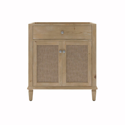 Fresca Cora 30" Freestanding Bathroom Cabinet with Top & Sink in Sunlit Fir