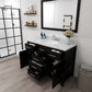 Bathroom Vanity Set - This vanity kit includes cabinet, sink, faucet, mirror, and countertop. Components have been expertly designed and engineered for optimal stylistic fit and compatibility with this particular cabinet.