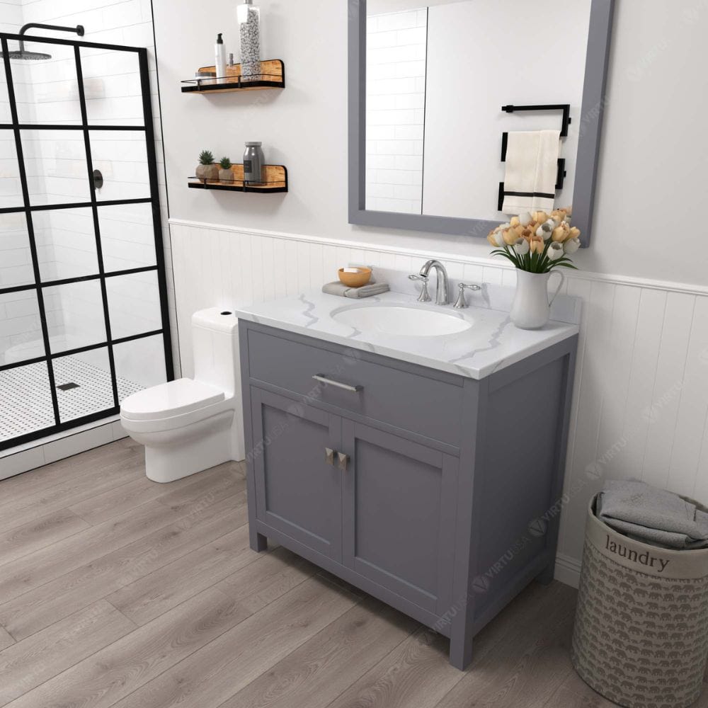 Our flagship Caroline vanity collection emanates an understated elegance that brings beauty and grace to just about any living space.