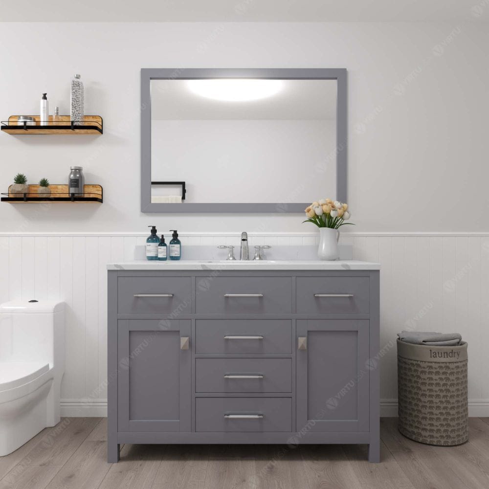 Our flagship Caroline vanity collection emanates an understated elegance that brings beauty and grace to just about any living space.