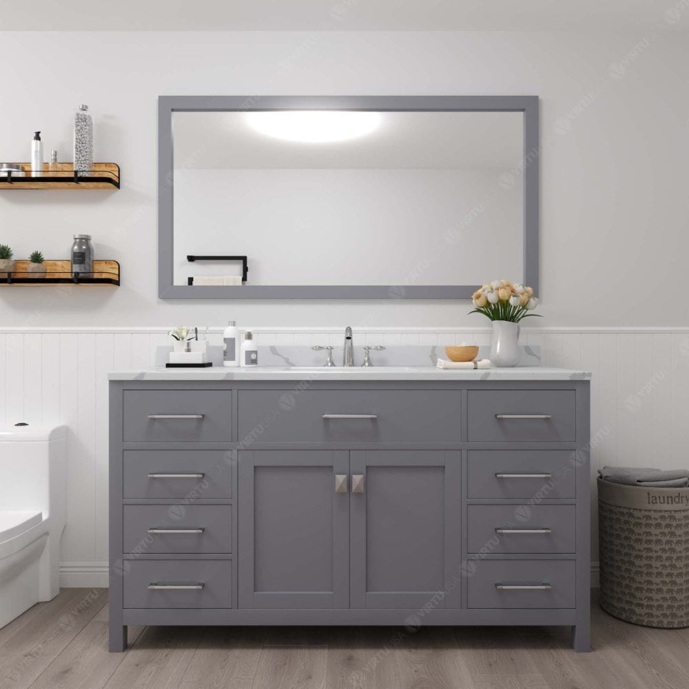 Our flagship Caroline vanity collection emanates an understated elegance that brings beauty and grace to just about any living space.