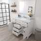 Each Caroline vanity is handcrafted with a 2" solid wood birch frame built to last a lifetime.