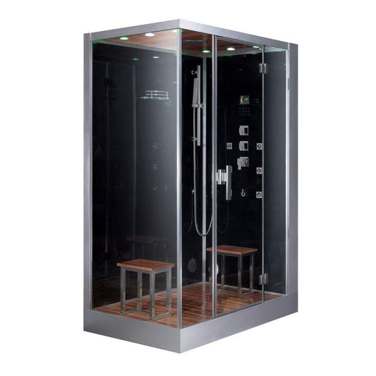 Ariel Steam Showers Ariel Platinum DZ961F8-BLK-R Steam Shower