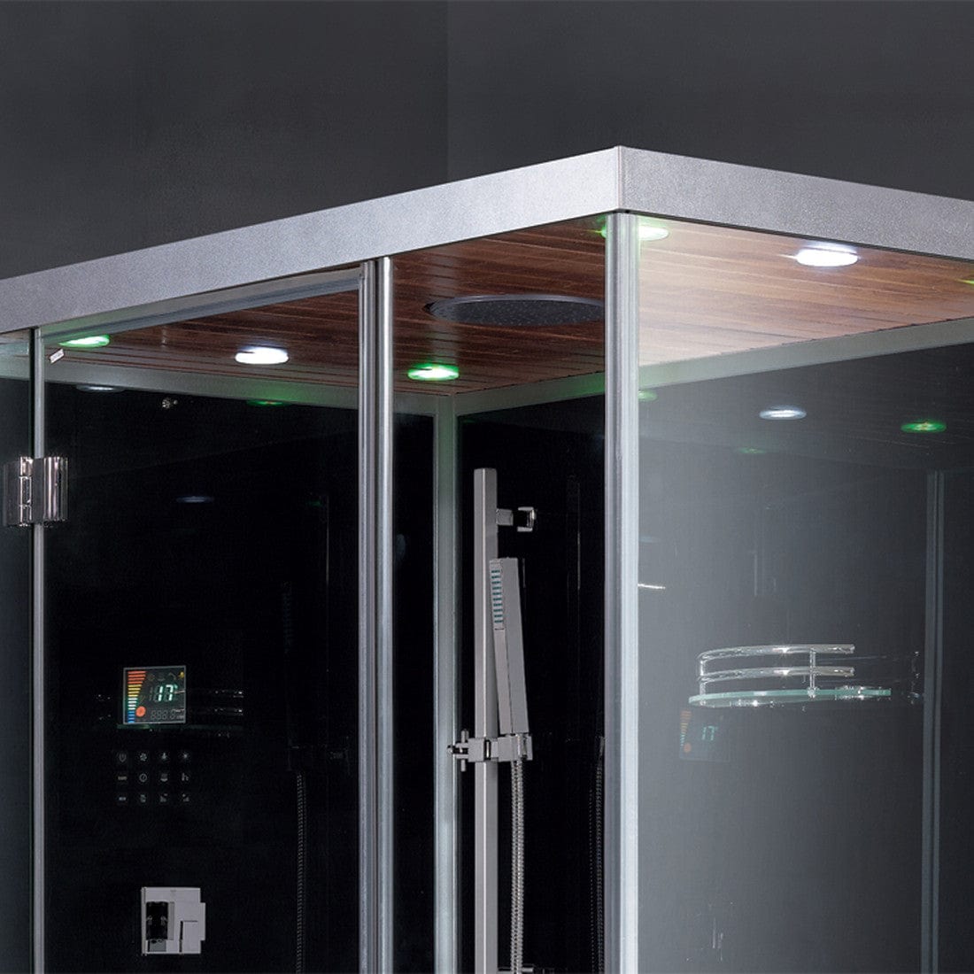 Ariel Platinum DZ961F8-BLK-R Steam Shower