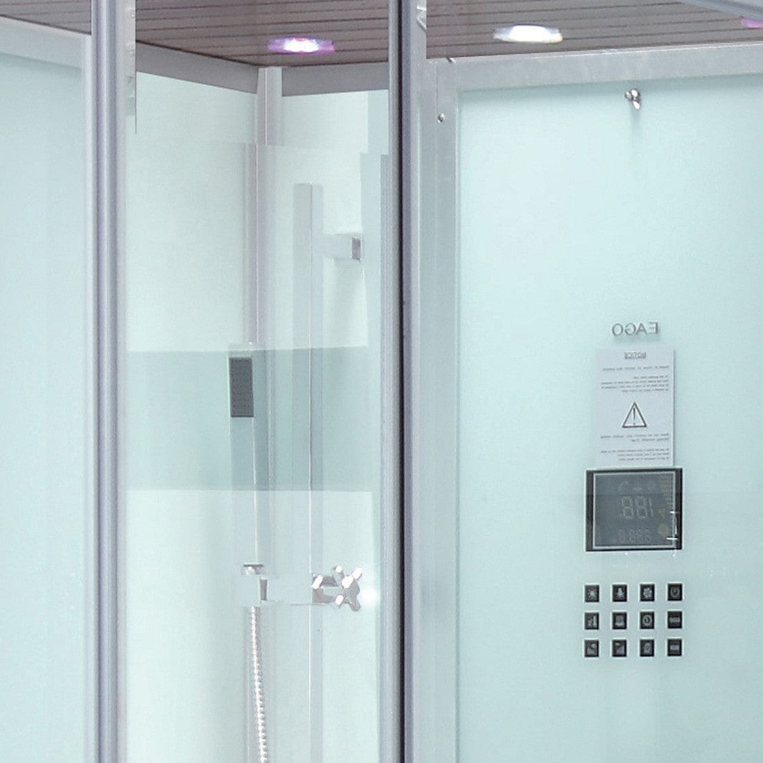 Ariel Platinum DZ961F8-W-R Steam Shower