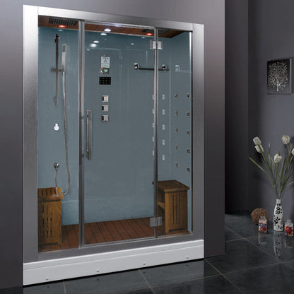 Ariel Platinum DZ972-1F8-W Steam Shower