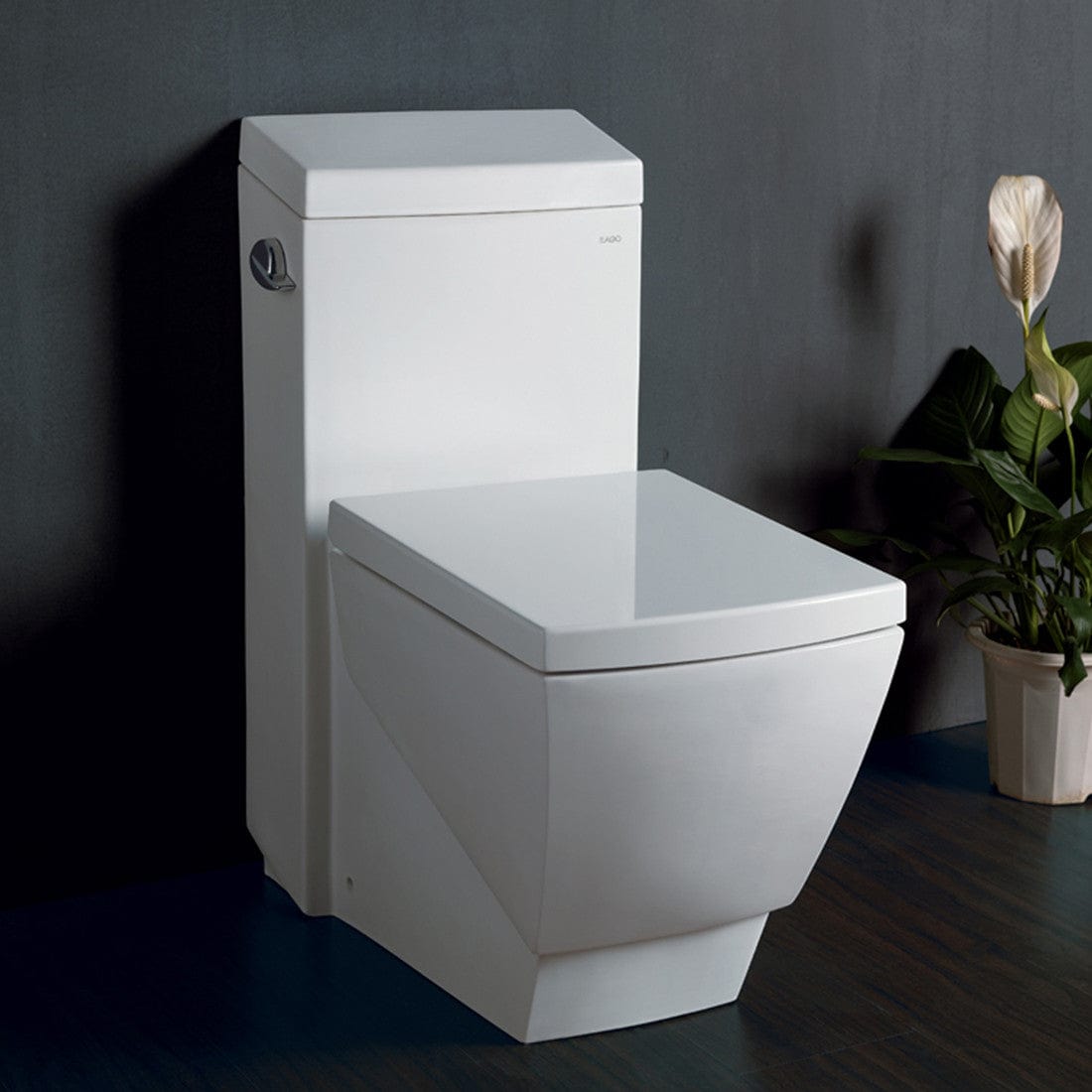 The Ariel Platinum TB336M Contemporary European Toilet is unlike any other. This one-piece design features clean edges and is a very modern version of the home toilet. The exhaust pipe is fully glazed, trap distance is 12 in. and the flush uses low water consuming out and out flushing technology.