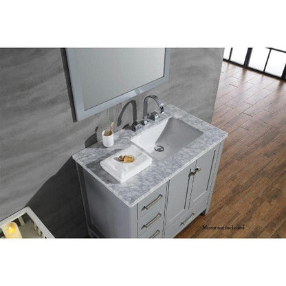 Rectangle sink vanity