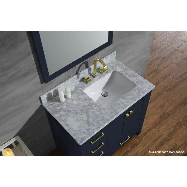 Rectangle sink vanity