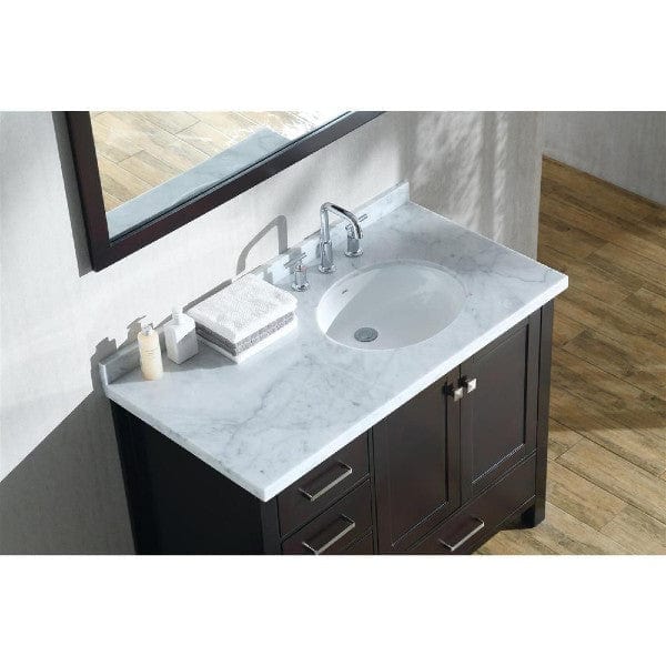 Oval Sink Vanity