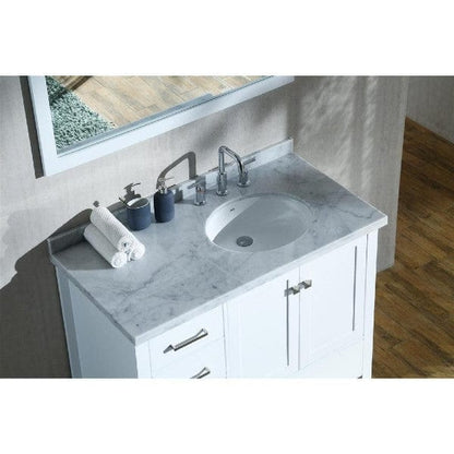 Oval Sink Vanity