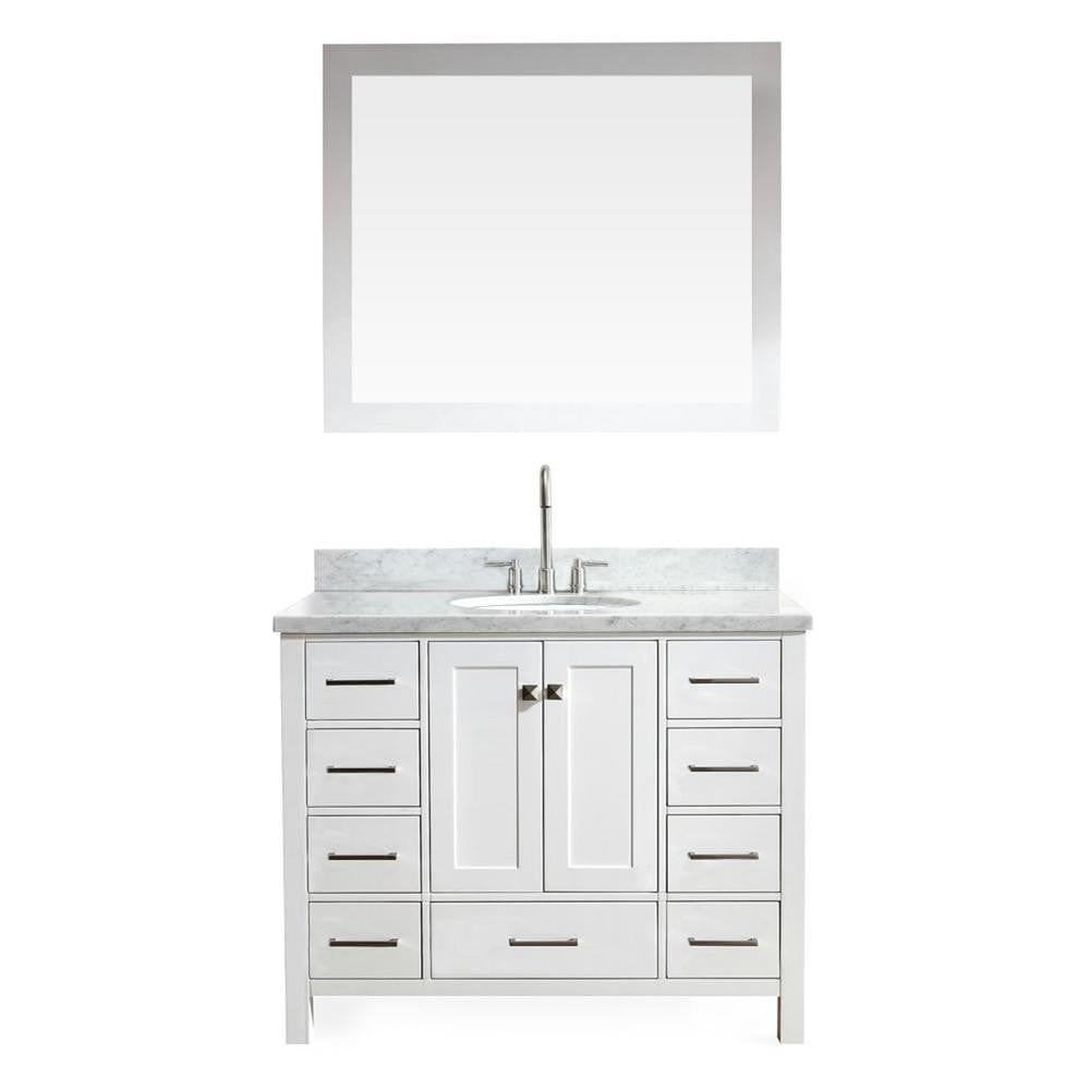ARIEL Cambridge 43" Single Sink Vanity Set in White
