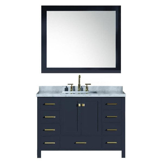 Midnight Blue Single Sink Vanity