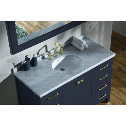 Oval Sink Vanity