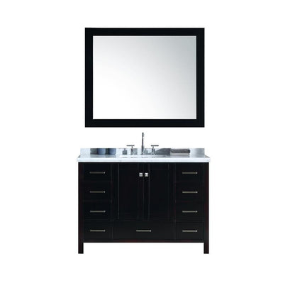 49" Single Sink Vanity Set In Espresso