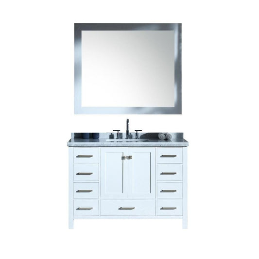 49" Single Sink Vanity Set In Grey