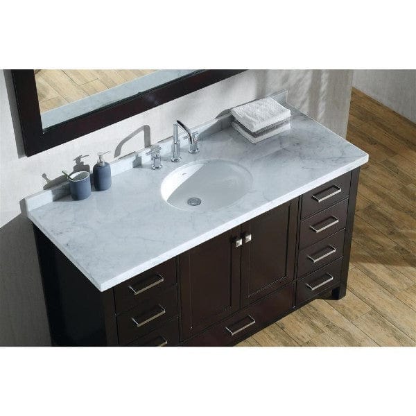 Oval Sink Vanity