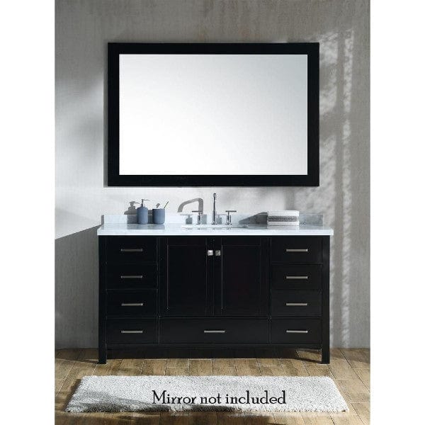 Ariel Cambridge  61" Modern Espresso Single Rectangle Sink Vanity