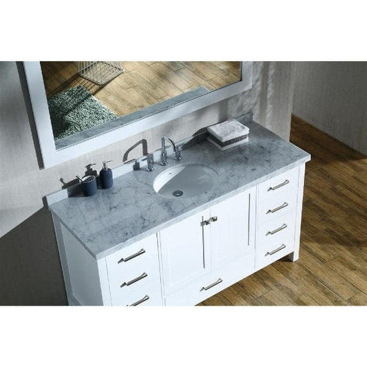 Oval Sink Vanity