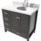 right offset sink bathroom vanity