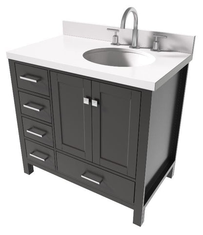 right offset sink bathroom vanity