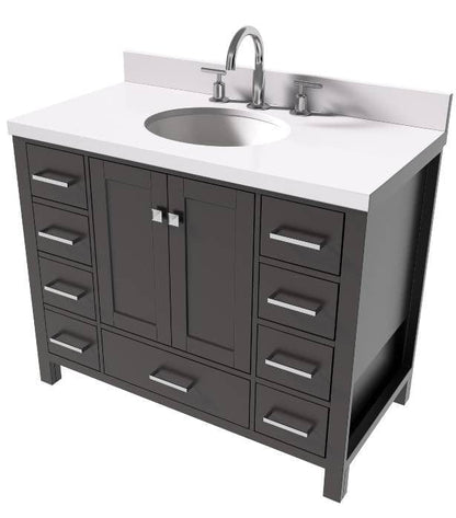 oval undermount sink vanity